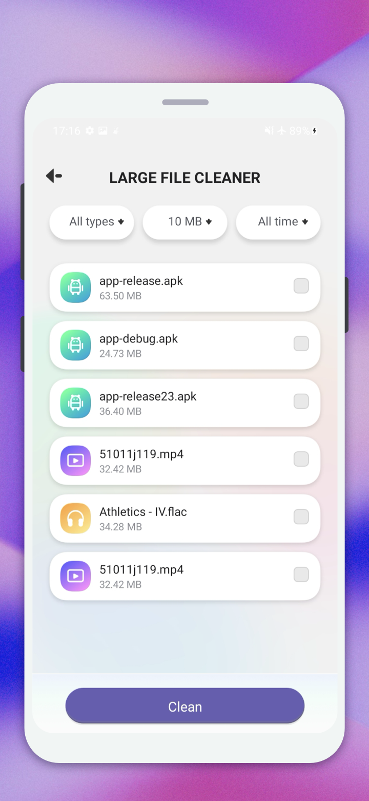 Home Screen
